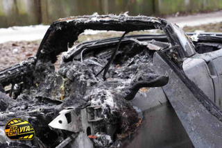 Illustration for article titled Decadent American Corvette Burned By Ukrainian Proletariat